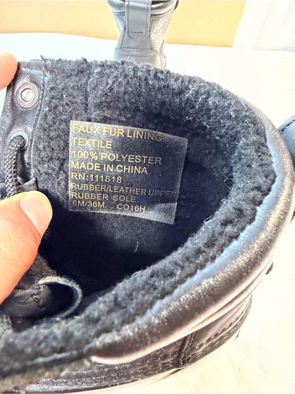 Michael Kors Black Quilted Logo Duck Boots